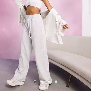 ASOS grey straight leg sweatpants